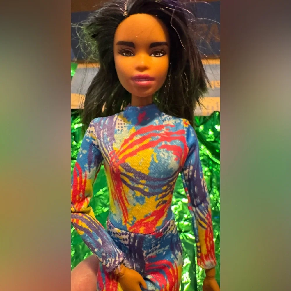 Barbie winter sports doll & sled